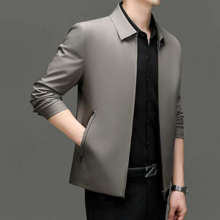 Herren modische Jacke mit innovativem Reißverschluss und elastischen Details Drune