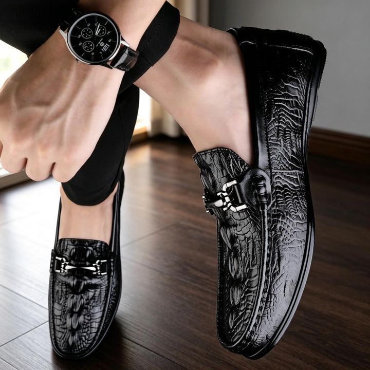Herren Elegante Mokassins aus Leder Drune