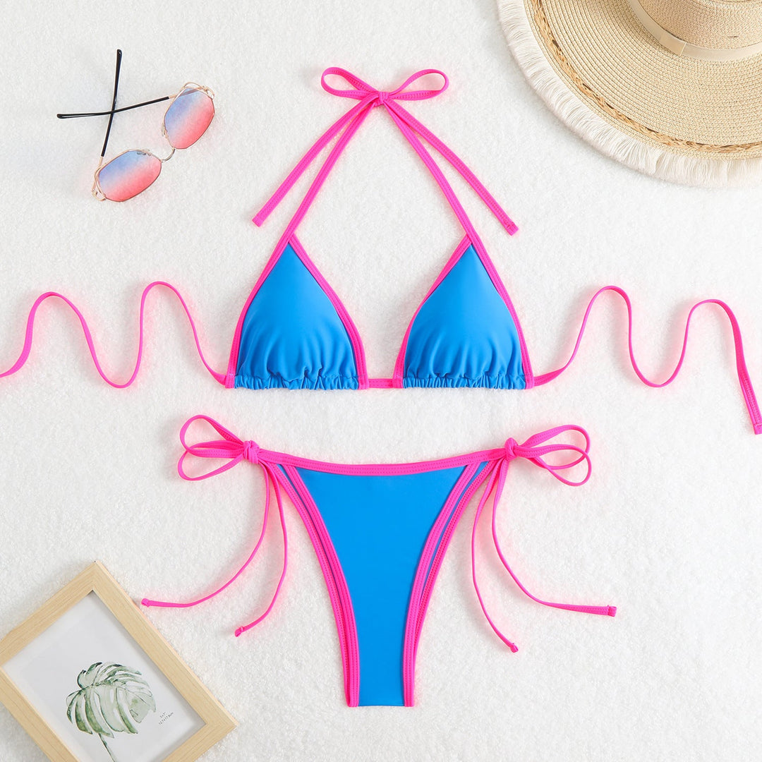 Damen Triangel-Bikini mit verstellbaren Trägern Drune