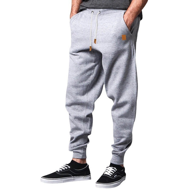 Herren Slim-Fit Jogginghose mit elastischem Bund, Kordelzug und schmalem Beinabschluss Drune