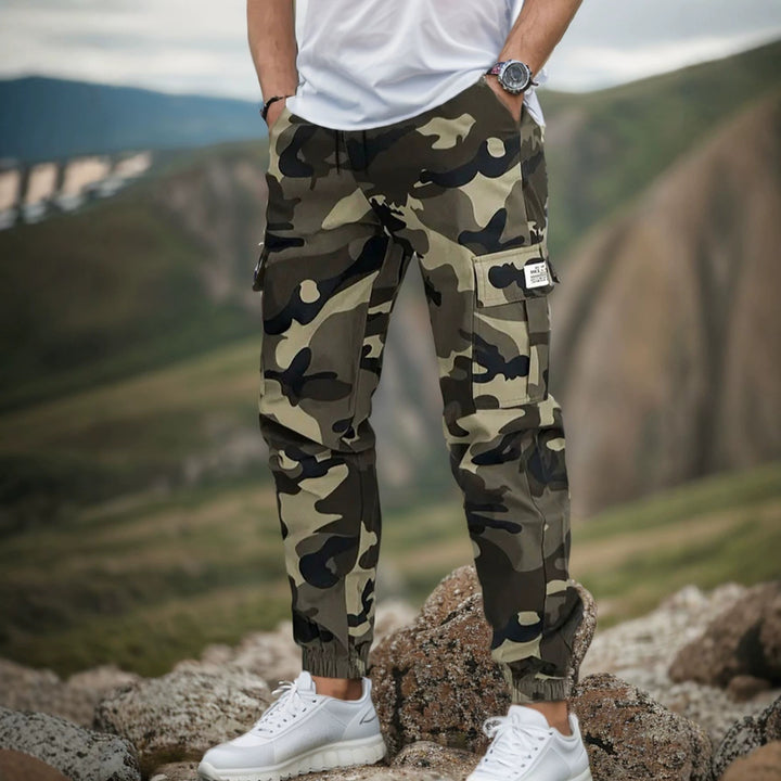 Herren Camouflage Cargo-Hose Drune