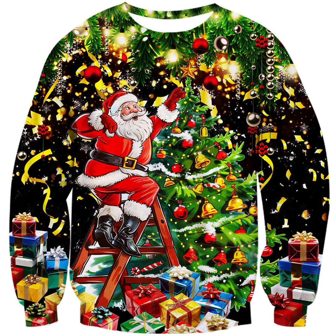 Damen Lustiger Weihnachtlicher Sweatshirt Drune