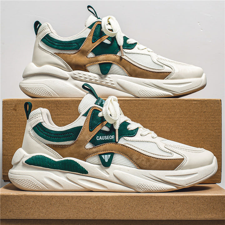 Herren Retro-Performance Street‑Sneaker mit mehrschichtiger Sohlentechnik und atmungsaktivem Mesh Drune