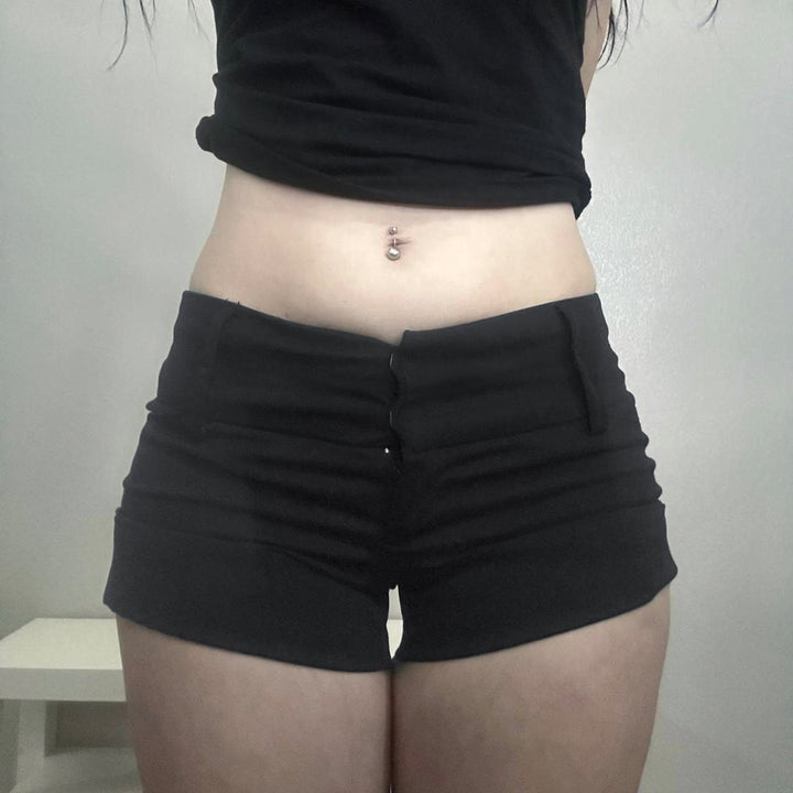 Damen elegante Tailored Shorts Drune