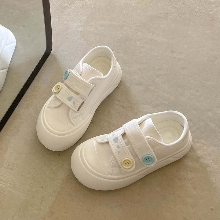 Damen bequeme und verspielte Sneaker mit Klettverschluss von Drune
