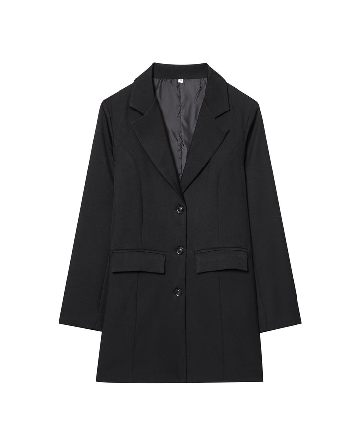 Damen eleganter Blazer mit tailliertem Schnitt Drune