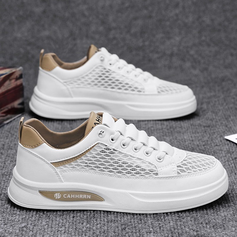 Unisex atmungsaktive Mesh-Plateau-Sneaker mit leichter Dämpfung und gepolstertem Komfortfußbett Drune