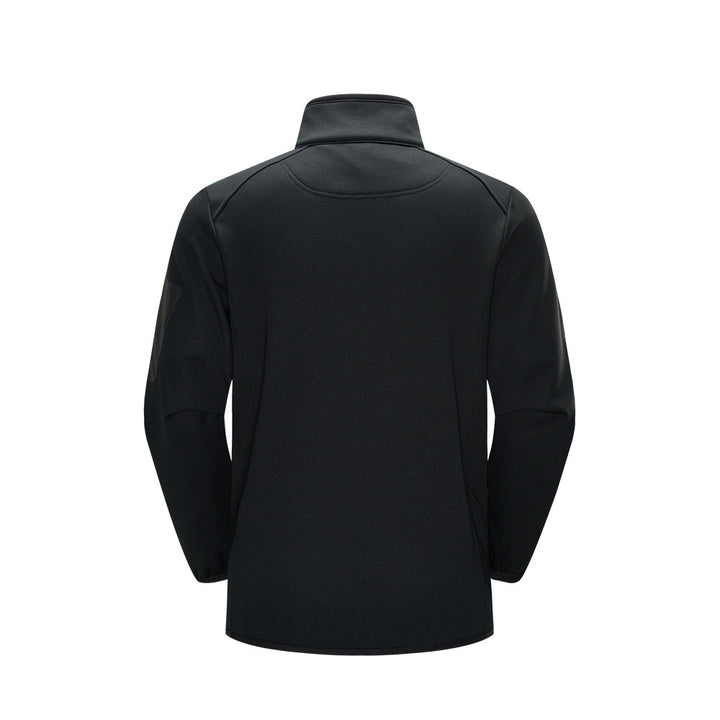 Herren Leichte Softshell-Fleecejacke mit Stehkragen, durchgehendem Reißverschluss und Ärmeltasche Drune