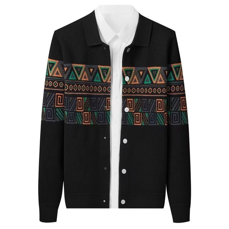 Damen Jacke mit einzigartigem geometrischem Muster Drune
