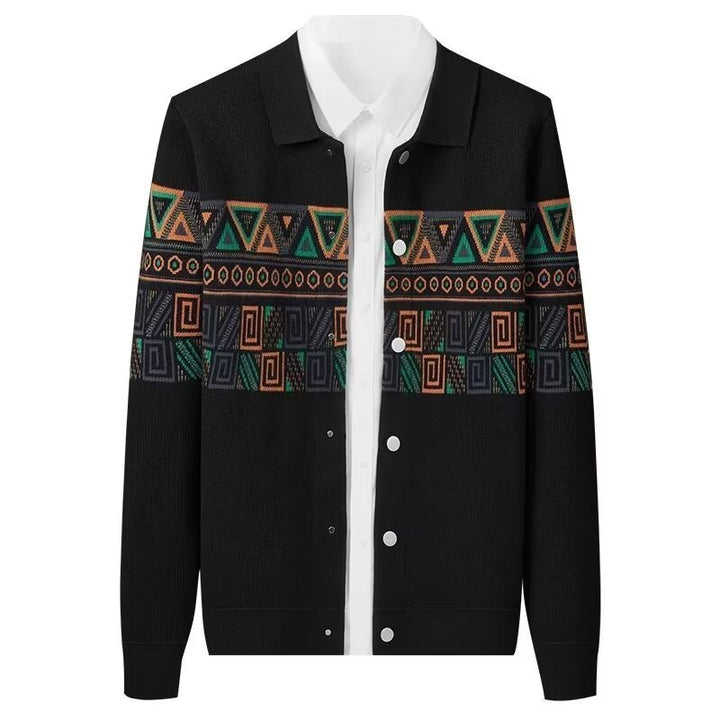 Damen Jacke mit einzigartigem geometrischem Muster Drune