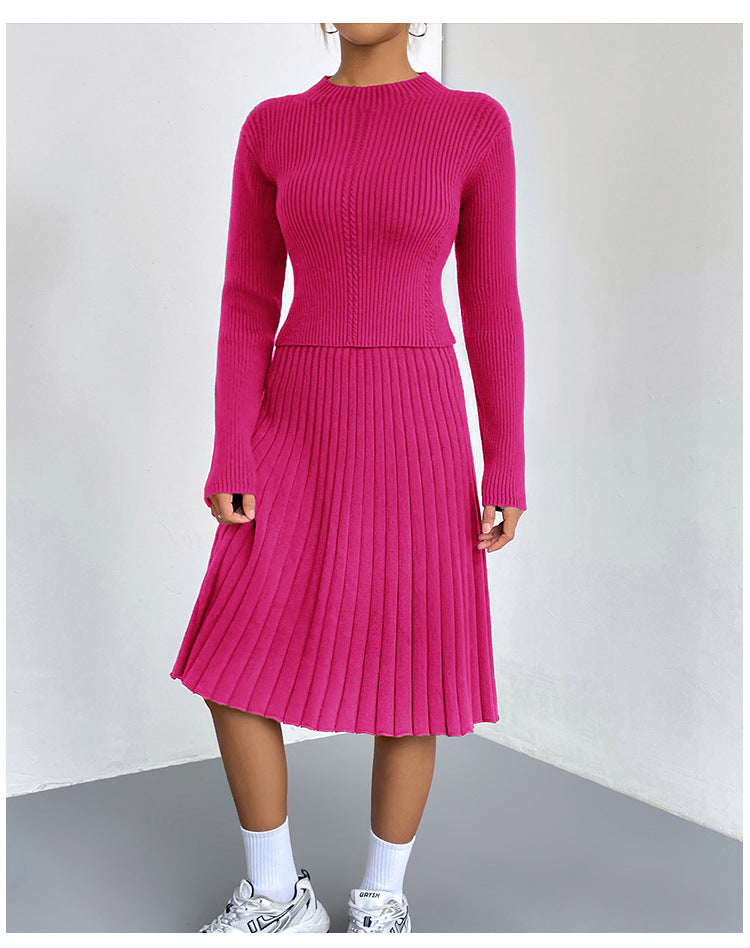 Drune | A-Linie Rock Strickpullover Set