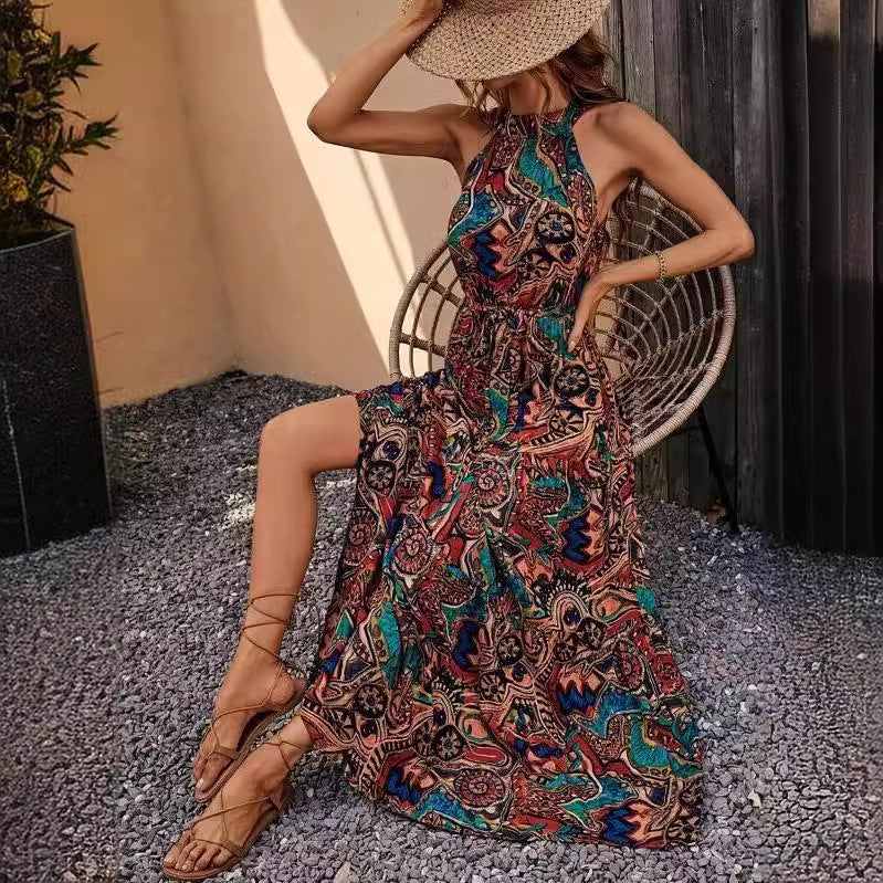 Drune | Vintage Bohemian Halterkleid