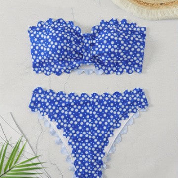 Damen Bikini-Set mit floralem Muster Drune