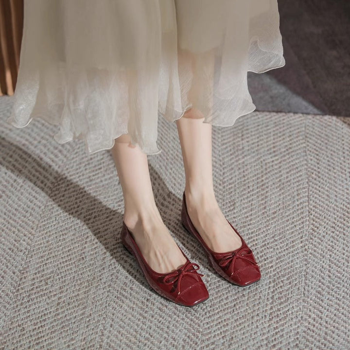 Damen Ballerinas mit elegantem Schleifen-Design und komfortablem Fußbett Drune
