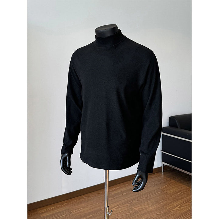 Unisex Oversize-Stehkragen-Sweatshirt mit Raglanärmeln und weichem Baumwollfleece Drune