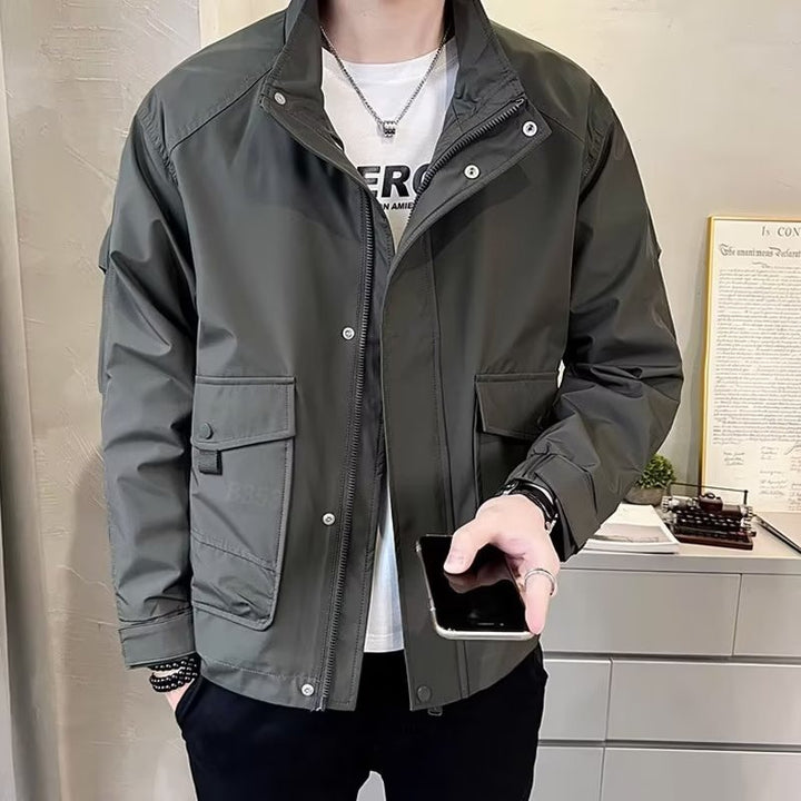 Herren leichte Utility-Jacke mit funktionalen Taschen Drune