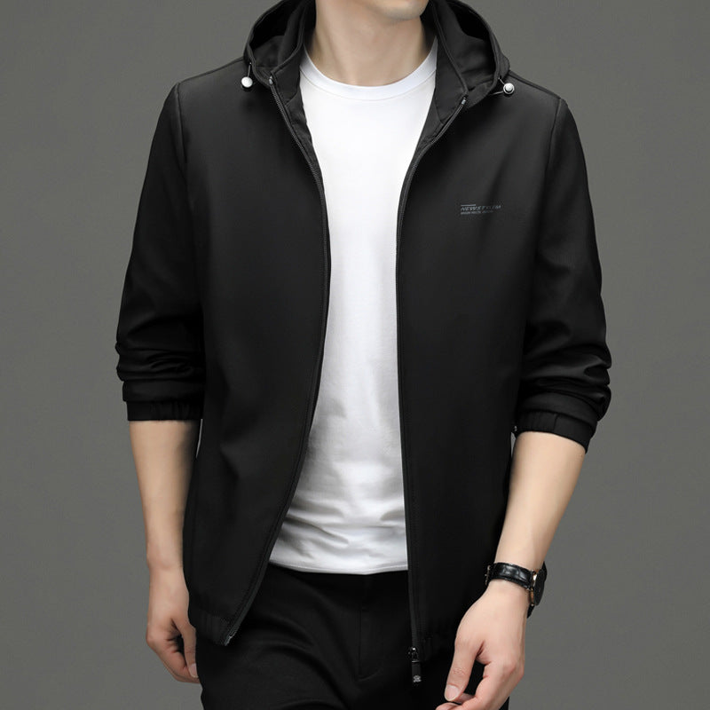 Herren leichte Sportjacke mit atmungsaktiver Membran und praktischen Taschen Drune