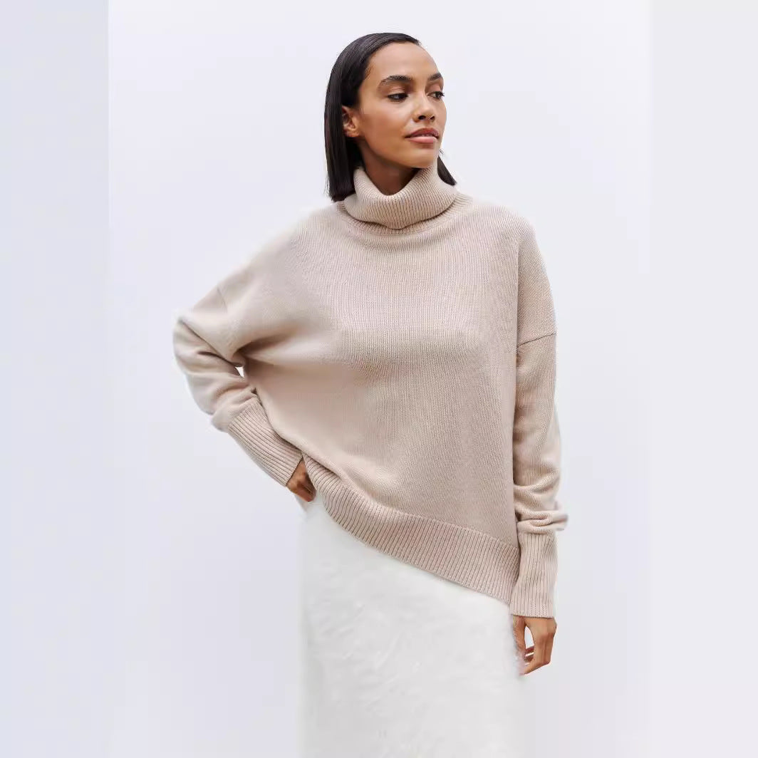 Damen Turtleneck-Pullover Drune