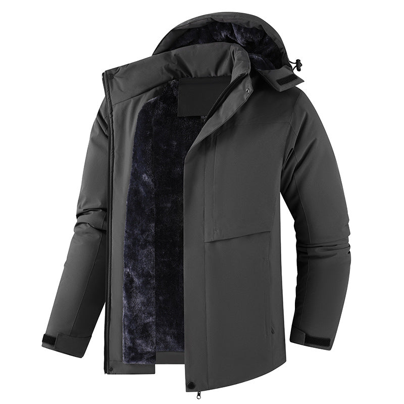 Herren Technische Winterjacke mit Fleece-Innenfutter Drune