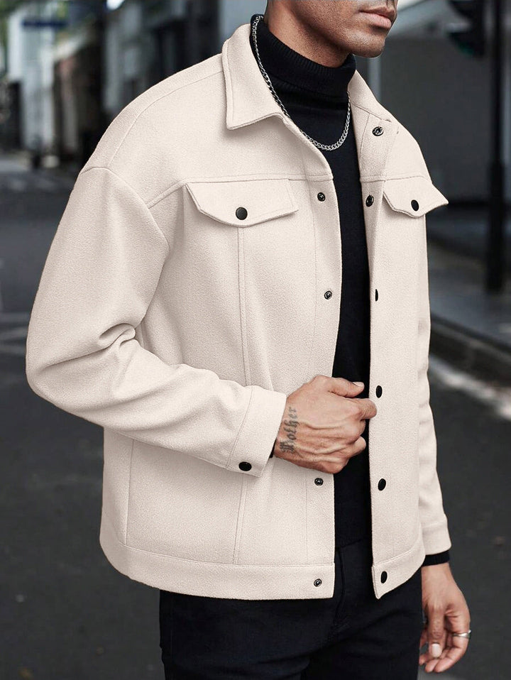 Herren moderne Freizeitjacke im lässigen Schnitt Drune