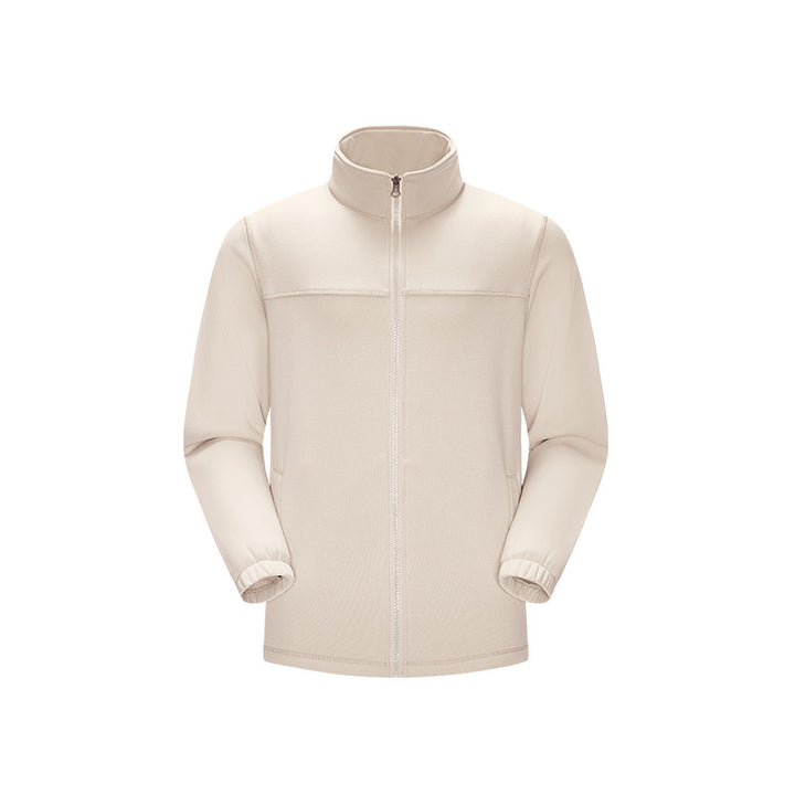 Herren Thermo-Fleece-Softshelljacke mit Stehkragen, Frontreißverschluss und elastischen Bündchen Drune