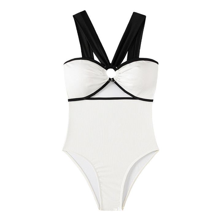 Damen Einteiliger Badeanzug mit innovativem Cut-Out Design Drune