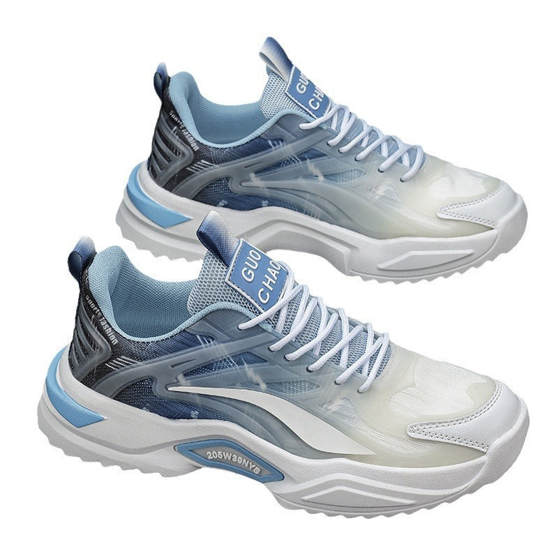 Herren Chunky-Performance Sneaker mit transparenten TPU‑Overlays und profiliertem Plateau Drune