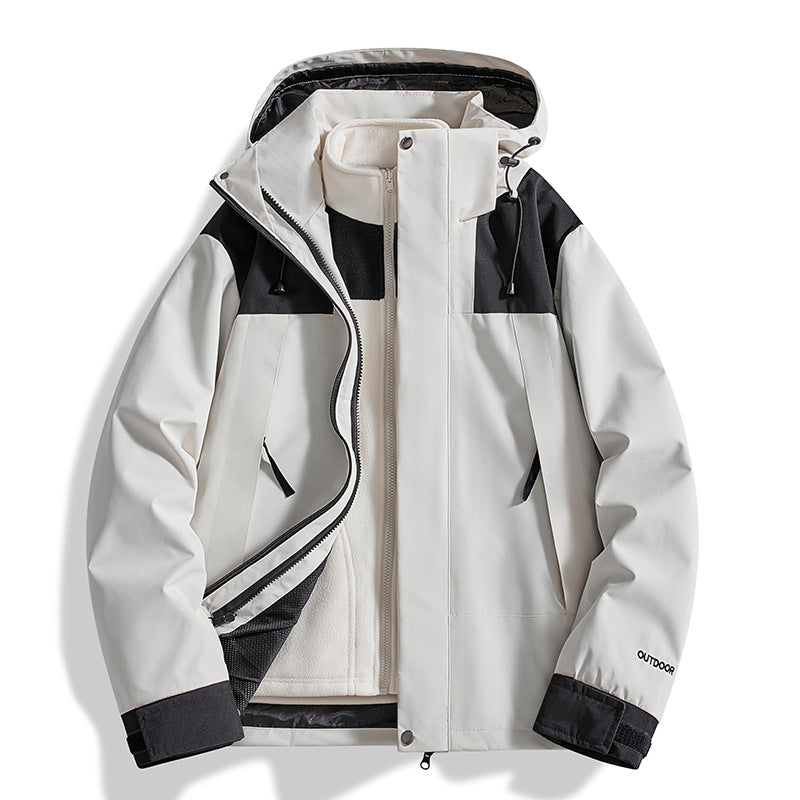 Damen Vielseitige Outdoorjacke mit abnehmbarer Fleece-Innenjacke und wasserdichter Membran Drune
