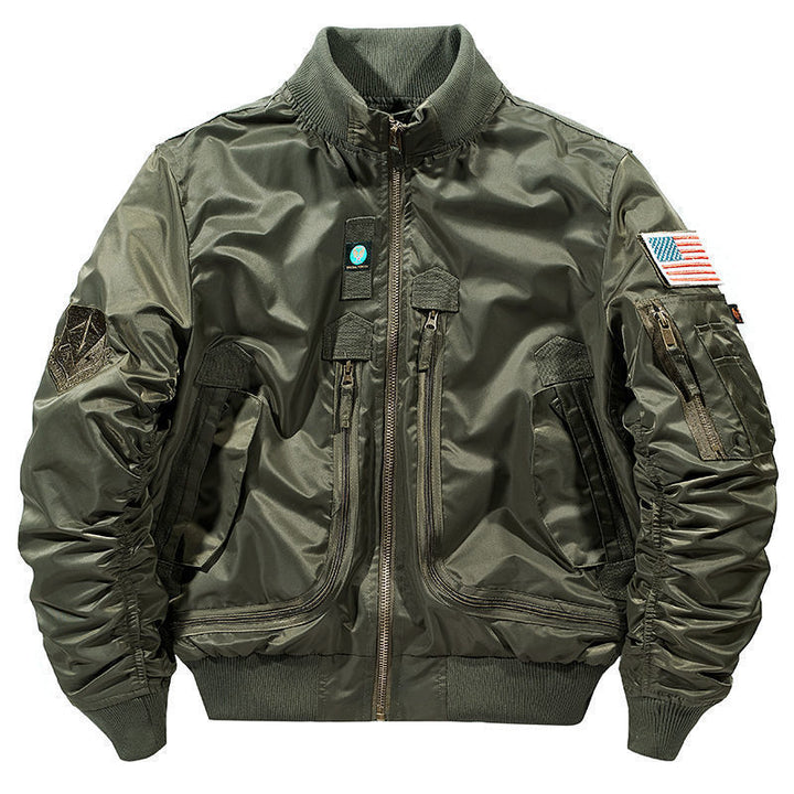 Herren Multifunktionale Bomberjacke mit vielseitigen Taschen Drune