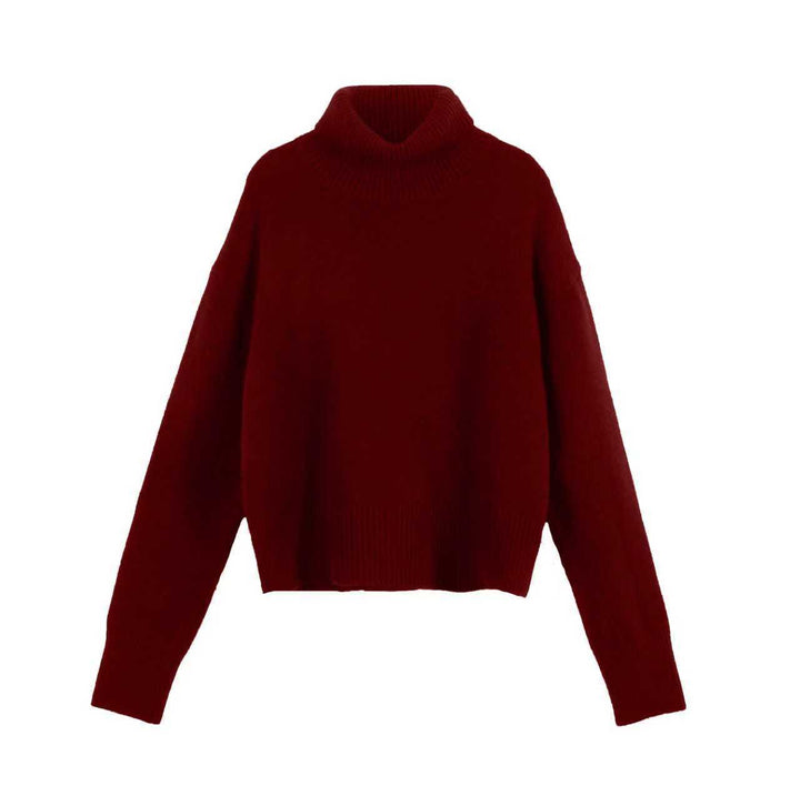 Damen modischer Rollkragenpullover Drune