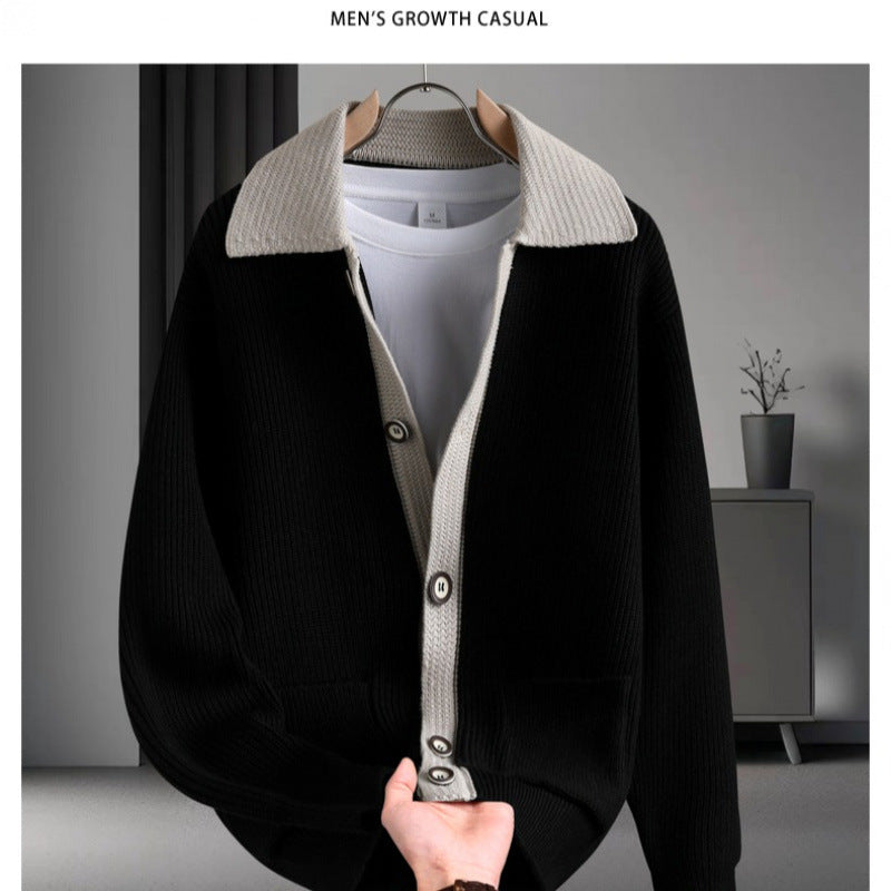 Damen entspannte Strickjacke mit innovativem Schnitt und praktischen Taschen Drune