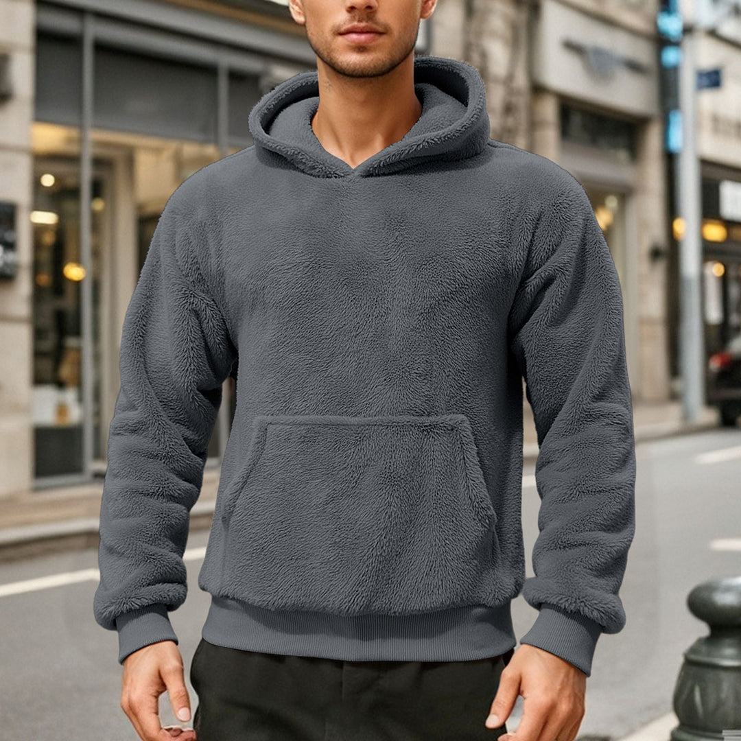 Herren bequemer Oversized Kapuzenpullover Drune