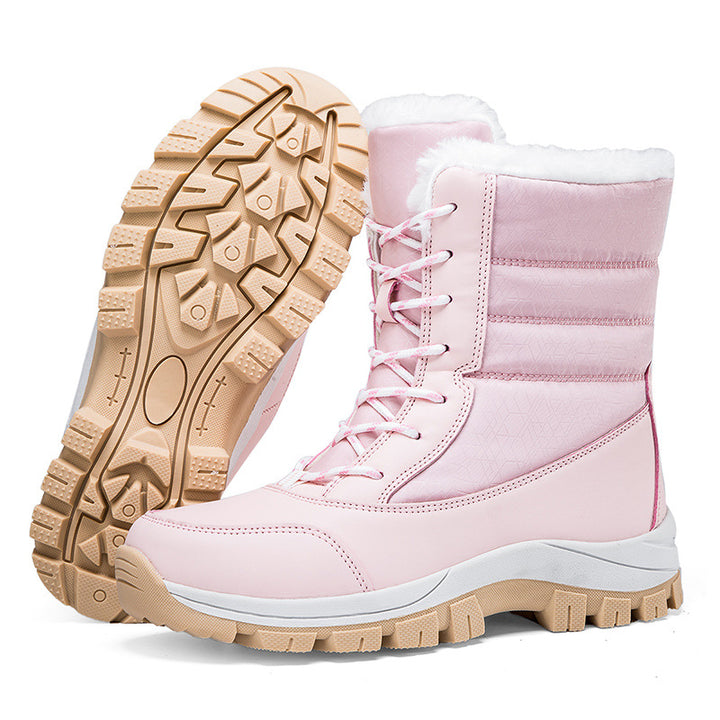 Damen Winterstiefel mit isolierter Fütterung und rutschfester Profilsohle Drune