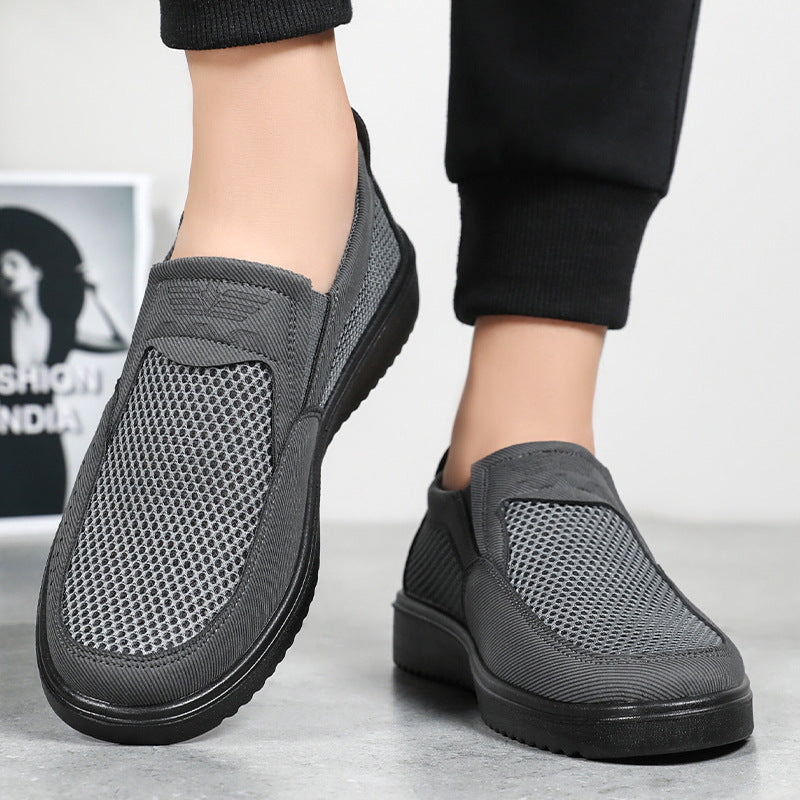 Damen Atmungsaktive Slip-On Sneakers mit rutschfester Sohle Drune