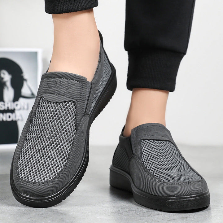 Damen Atmungsaktive Slip-On Sneakers mit rutschfester Sohle Drune