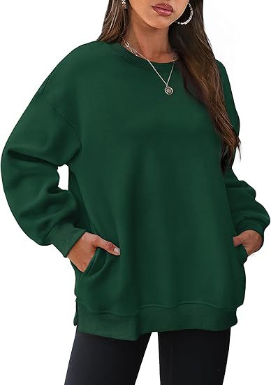 Damen lässiger Oversized Sweatshirt Drune