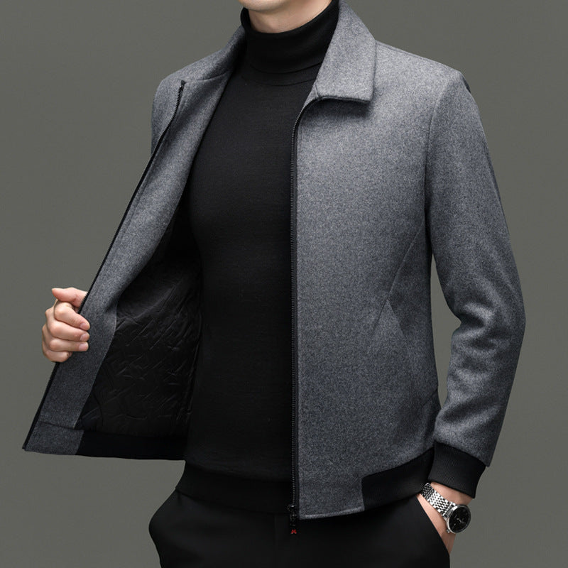 Herren Casual Steppjacke mit modernem Stehkragen und praktischem Innenfutter Drune