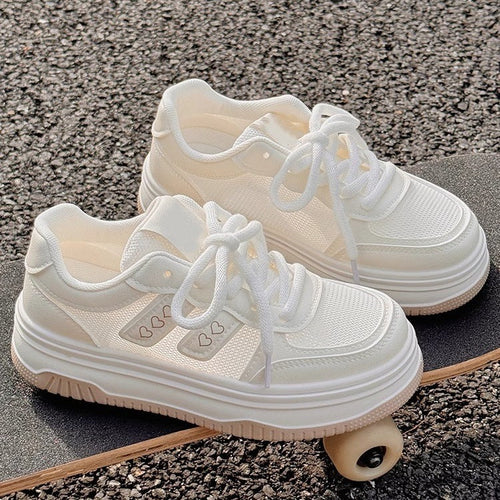 Damen Komfortable Sneakers mit atmungsaktivem Mesh und Dämpfungssystem Drune