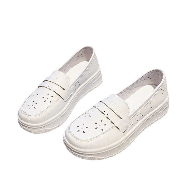 Damen Komfortable Slip-On Sneakers mit atmungsaktiver Oberflächenstruktur Drune