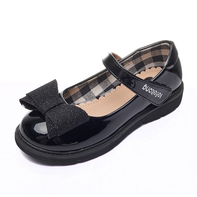 Mädchen Ballerinas mit verstellbarem Riemen und Schleifendetail Drune