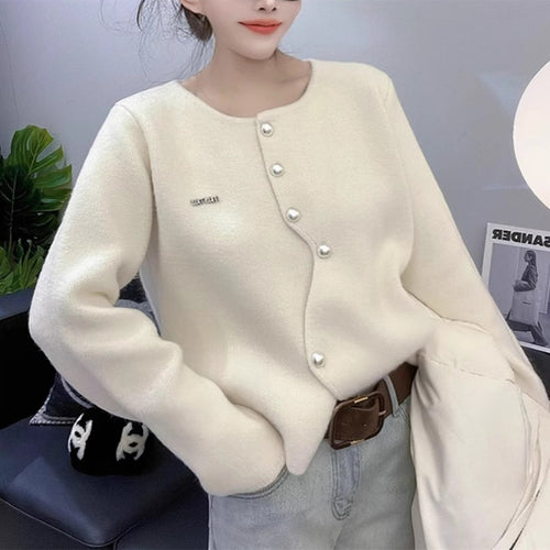 Damen elegante und bequeme Strickjacke Drune
