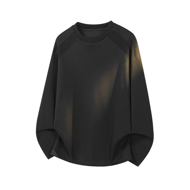 Herren Lässiger Sweatshirt mit Raglanärmeln Drune