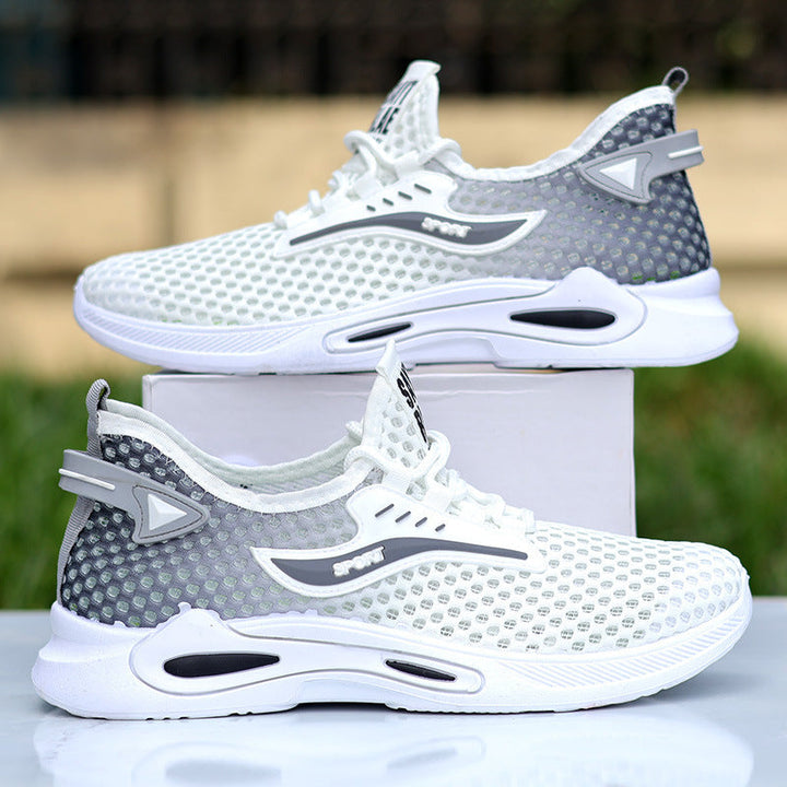 Damen Sportliche Mesh-Sneaker mit rutschfester Sohle und atmungsaktiver Struktur Drune