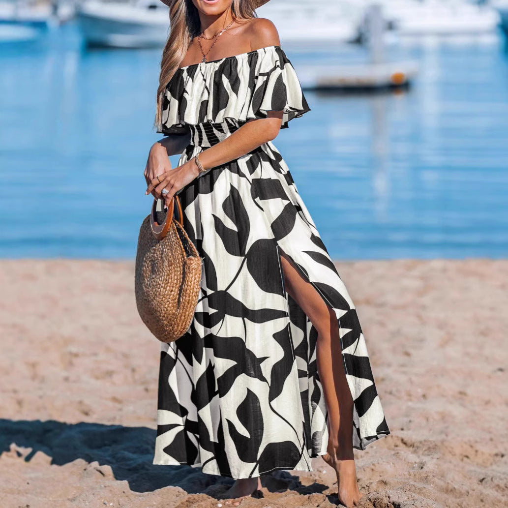 Damen Maxikleid Drune