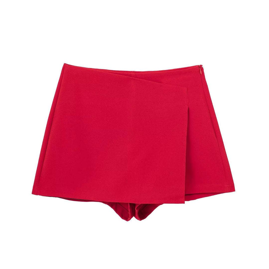 Damen sportliche Shorts mit elegantem Layering-Design Drune