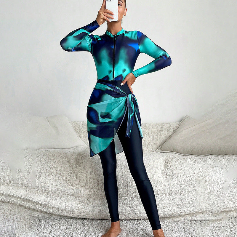 Damen Funktionskleid mit elegantem Wickeldesign Drune