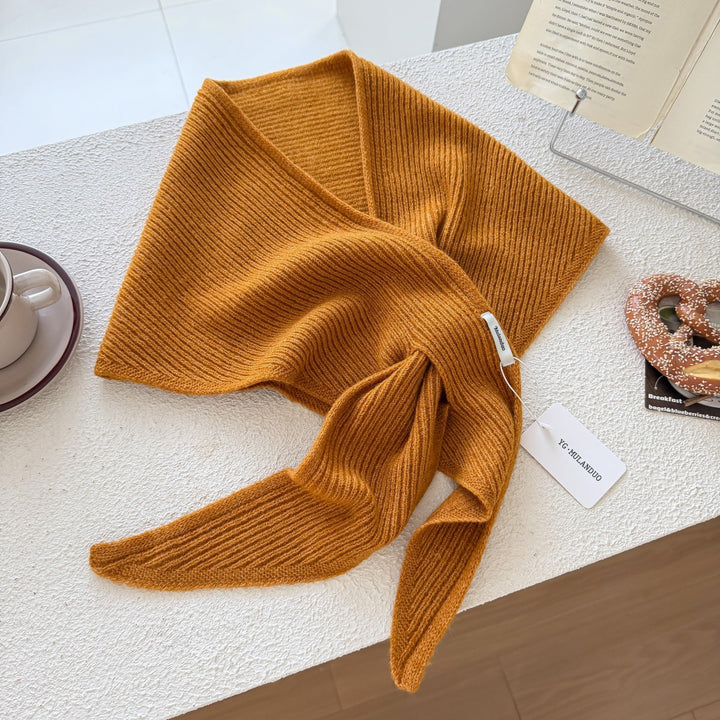 Damen Kuscheliger Wickelponcho mit Modernen Fransen und Elegantem Design Drune