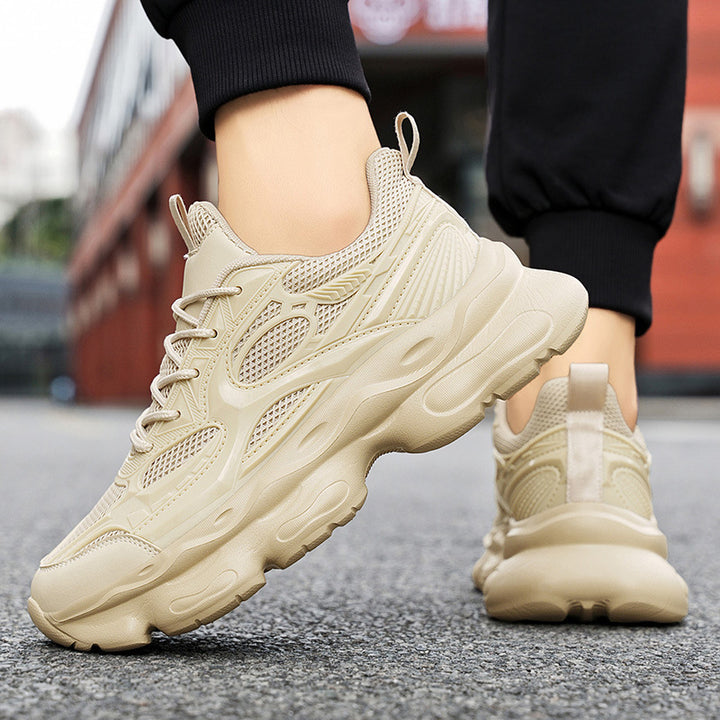 Herren nan voluminöser Sportschuh mit luftgepolsterter Sohle und atmungsaktivem Netzgewebe Drune