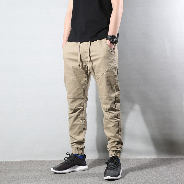 Herren Bequeme Cargo-Hose mit elastischem Bund Drune