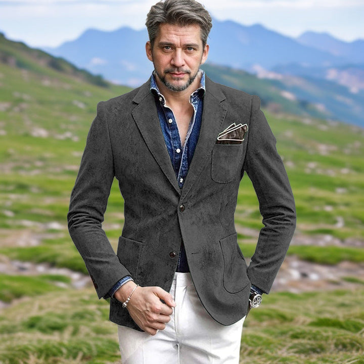 Herren eleganter Samtblazer im modernen Look Drune